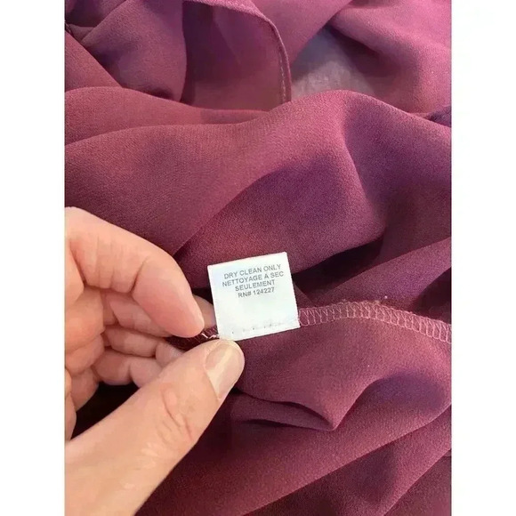 Misa Los Angeles Dress Maroon Tereza Dress Boho Peasant Oversized Dress Size XS - Picture 14 of 16